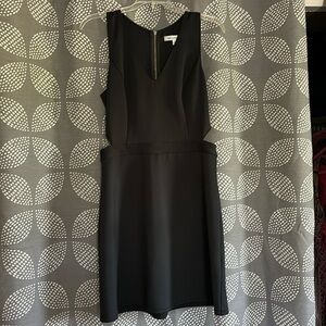 Abercrombie and Fitch black dress large. V neck and cut outs.